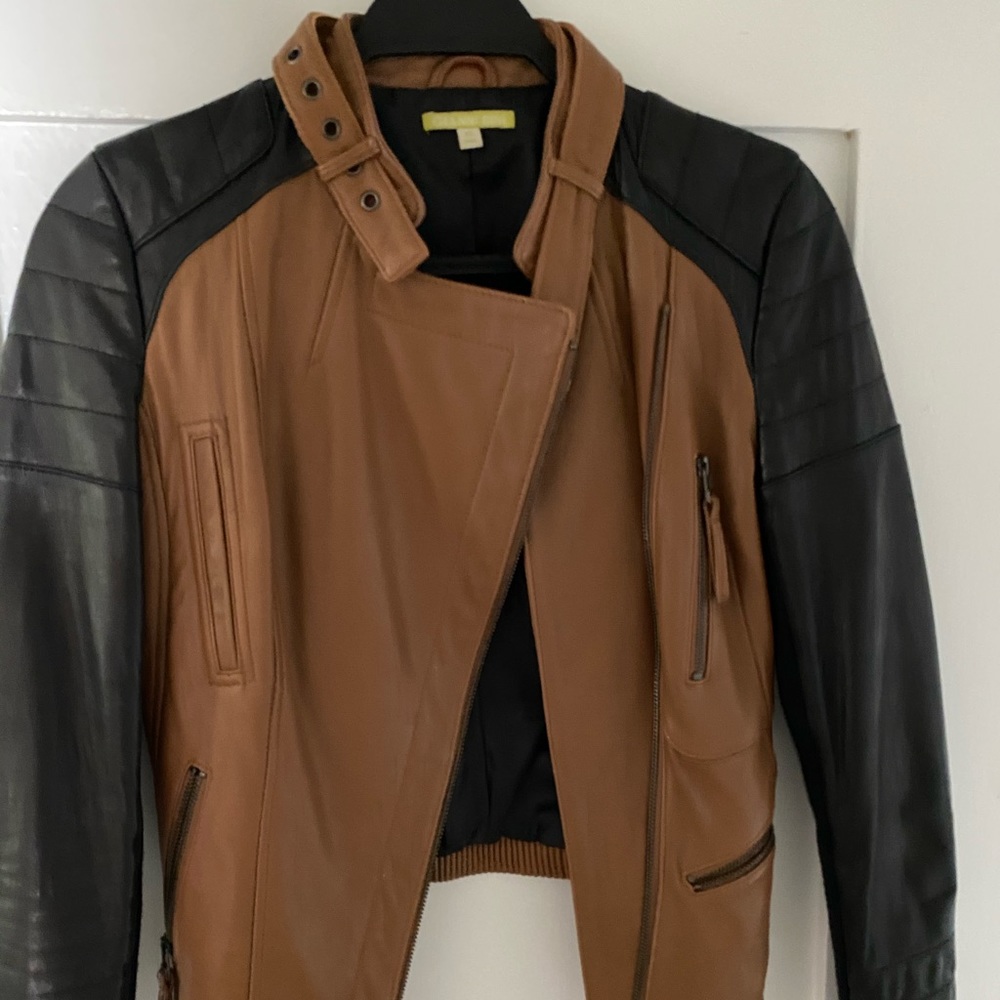 Gianni Bini leather moto jacket